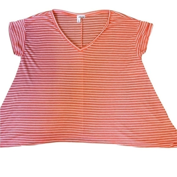 🎉 Sale ABOUND V Neck Rayon Striped Tee - Picture 3 of 5